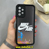 قاب گوشی Galaxy A13 4G سامسونگ سیلیکونی Solid فانتزی چاپی محافظ لنزدار درجه یک طرح نایکی Nike مشکی کد 68336