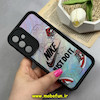 قاب گوشی Galaxy A16 سامسونگ سیلیکونی Solid فانتزی چاپی محافظ لنزدار درجه یک طرح نایکی Nike مشکی کد 68366