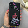 قاب گوشی Galaxy A20 / Galaxy A30 سامسونگ سیلیکونی Solid فانتزی چاپی محافظ لنزدار درجه یک طرح adidas مشکی کد 68389