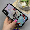 قاب گوشی Galaxy A20 / Galaxy A30 سامسونگ سیلیکونی Solid فانتزی چاپی محافظ لنزدار درجه یک طرح نایکی Nike مشکی کد 68391