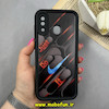 قاب گوشی Galaxy A20 / Galaxy A30 سامسونگ سیلیکونی Solid فانتزی چاپی محافظ لنزدار درجه یک طرح نایکی Nike مشکی کد 68396