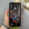قاب گوشی Galaxy A20S سامسونگ سیلیکونی Solid فانتزی چاپی محافظ لنزدار درجه یک طرح نایکی Nike مشکی کد 68413