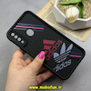 قاب گوشی Galaxy A20S سامسونگ سیلیکونی Solid فانتزی چاپی محافظ لنزدار درجه یک طرح adidas مشکی کد 68414