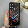 قاب گوشی Galaxy A21S سامسونگ سیلیکونی Solid فانتزی چاپی محافظ لنزدار درجه یک طرح نایکی Nike مشکی کد 68424