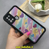 قاب گوشی Galaxy A21S سامسونگ سیلیکونی Solid فانتزی چاپی محافظ لنزدار درجه یک طرح قلب مشکی کد 68426