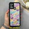 قاب گوشی Galaxy A21S سامسونگ سیلیکونی Solid فانتزی چاپی محافظ لنزدار درجه یک طرح قلب مشکی کد 68426
