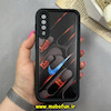 قاب گوشی Galaxy A30S / Galaxy A50S / Galaxy A50 سامسونگ سیلیکونی Solid فانتزی چاپی محافظ لنزدار درجه یک طرح نایکی Nike مشکی کد 68479