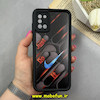 قاب گوشی Galaxy A31 سامسونگ سیلیکونی Solid فانتزی چاپی محافظ لنزدار درجه یک طرح نایکی Nike مشکی کد 68489