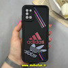 قاب گوشی Galaxy A31 سامسونگ سیلیکونی Solid فانتزی چاپی محافظ لنزدار درجه یک طرح adidas مشکی کد 68496