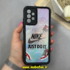 قاب گوشی Galaxy A32 4G سامسونگ سیلیکونی Solid فانتزی چاپی محافظ لنزدار درجه یک طرح نایکی Nike مشکی کد 68518