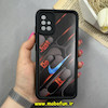قاب گوشی Galaxy A51 سامسونگ سیلیکونی Solid فانتزی چاپی محافظ لنزدار درجه یک طرح نایکی Nike مشکی کد 68561