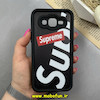قاب گوشی Galaxy J2 Prime / Galaxy Grand Prime Plus سامسونگ سیلیکونی Solid فانتزی چاپی محافظ لنزدار درجه یک طرح Supreme مشکی کد 68594