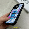 قاب گوشی iPhone 15 Pro Max آیفون طرح سیلیکونی Solid آینه ای محافظ لنزدار طرح استیج STITCH مشکی کد 71677