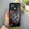 قاب گوشی Redmi 10C / Redmi 10 Power / Poco C40 شیائومی سیلیکونی Solid فانتزی چاپی محافظ لنزدار درجه یک طرح نایکی Nike مشکی کد 68639