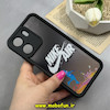 قاب گوشی Redmi 13C / Poco C65 شیائومی سیلیکونی Solid فانتزی چاپی محافظ لنزدار درجه یک طرح نایکی Nike مشکی کد 68671