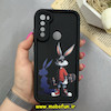 قاب گوشی Redmi Note 8 / Redmi Note 8 2021 شیائومی سیلیکونی Solid فانتزی چاپی محافظ لنزدار درجه یک طرح خرگوش مشکی کد 68704