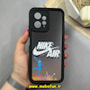 قاب گوشی Redmi Note 12 4G شیائومی سیلیکونی Solid فانتزی چاپی محافظ لنزدار درجه یک طرح نایکی Nike مشکی کد 68739