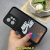 قاب گوشی Redmi Note 12 4G شیائومی سیلیکونی Solid فانتزی چاپی محافظ لنزدار درجه یک طرح نایکی Nike مشکی کد 68739