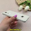 قاب گوشی Xiaomi 12 Lite شیائومی نگین دار سواروسکی پلاک فلزی اورجینال محافظ لنز دار سفید کد 71744
