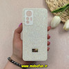قاب گوشی Xiaomi 12 Lite شیائومی نگین دار سواروسکی پلاک فلزی اورجینال محافظ لنز دار سفید کد 71744