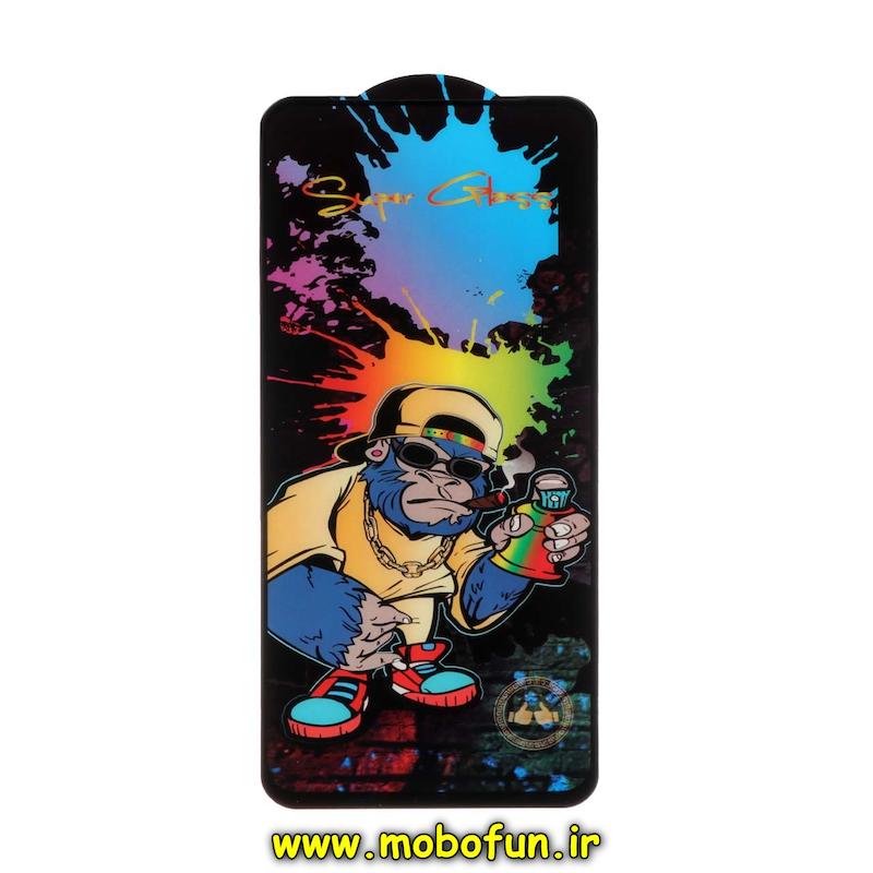 گلس گوشی شیشه ای مانکی Monkey فول کاور Full Cover اورجینال برای Xiaomi Redmi 12 / Redmi 13 4G / Redmi 13 5G / Poco M6 4G / Poco M6 Pro 5G شیائومی کد 71895