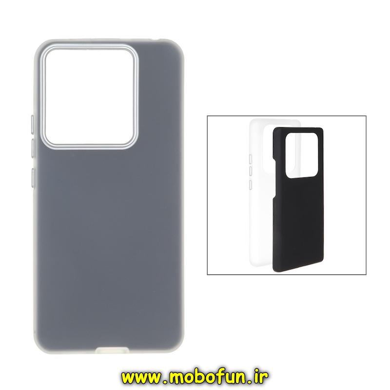 قاب گوشی Redmi Note 14 4G شیائومی اورجینال پاستیلی مات دوتیکه مشکی کد 72108