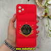 قاب گوشی Galaxy A04 / Galaxy M13 5G سامسونگ سیلیکون ژله ای پافر PC فانتزی زیر بسته محافظ لنز دار طرح NY قرمز کد 68976