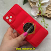 قاب گوشی Galaxy A04 / Galaxy M13 5G سامسونگ سیلیکون ژله ای پافر PC فانتزی زیر بسته محافظ لنز دار طرح NY قرمز کد 68976