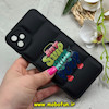 قاب گوشی Galaxy A04 / Galaxy M13 5G سامسونگ سیلیکون ژله ای پافر PC فانتزی زیر بسته محافظ لنز دار طرح فانتزی مشکی کد 68983
