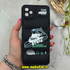 قاب گوشی Galaxy A04E سامسونگ سیلیکون ژله ای پافر PC فانتزی زیر بسته محافظ لنز دار طرح NIKE مشکی کد 68989