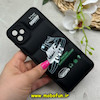 قاب گوشی Galaxy A04E سامسونگ سیلیکون ژله ای پافر PC فانتزی زیر بسته محافظ لنز دار طرح NIKE مشکی کد 68989