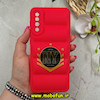 قاب گوشی Galaxy A30S / Galaxy A50S / Galaxy A50 سامسونگ سیلیکون ژله ای پافر PC فانتزی زیر بسته محافظ لنز دار طرح NY قرمز کد 69025