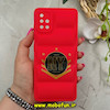 قاب گوشی Galaxy A51 سامسونگ سیلیکون ژله ای پافر PC فانتزی زیر بسته محافظ لنز دار طرح NY قرمز کد 69035