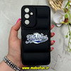 قاب گوشی Galaxy A54 سامسونگ سیلیکون ژله ای پافر PC فانتزی زیر بسته محافظ لنز دار طرح Athletics مشکی کد 69046