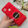 قاب گوشی Redmi 9C / Redmi 10A / Poco C3 شیائومی سیلیکون ژله ای پافر PC فانتزی زیر بسته محافظ لنز دار طرح NY قرمز کد 69064