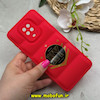 قاب گوشی Redmi Note 9S / Redmi Note 9 Pro شیائومی سیلیکون ژله ای پافر PC فانتزی زیر بسته محافظ لنز دار طرح NY قرمز کد 69090