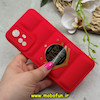 قاب گوشی Redmi Note 12S شیائومی سیلیکون ژله ای پافر PC فانتزی زیر بسته محافظ لنز دار طرح NY قرمز کد 69134