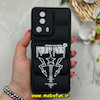 قاب گوشی Xiaomi 13 Lite شیائومی سیلیکون ژله ای پافر PC فانتزی زیر بسته محافظ لنز دار طرح PHILIPP PLEIN مشکی کد 69173
