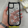 قاب گوشی iPhone 11 آیفون گوش دار فانتزی شفاف طلقی HARD طرح ماهی کیوت کد 69265