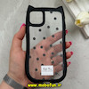 قاب گوشی iPhone 11 آیفون گوش دار فانتزی شفاف طلقی HARD طرح خال دار کیوت کد 69271