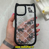 قاب گوشی iPhone 12 Pro Max آیفون گوش دار فانتزی شفاف طلقی HARD طرح گربه کیوت کد 69282