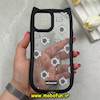 قاب گوشی iPhone 12 Pro Max آیفون گوش دار فانتزی شفاف طلقی HARD طرح ماهی کیوت کد 69292