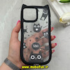 قاب گوشی iPhone 13 Pro Max آیفون گوش دار فانتزی شفاف طلقی HARD طرح گربه کیوت کد 69311
