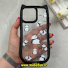 قاب گوشی iPhone 15 Pro Max آیفون گوش دار فانتزی شفاف طلقی HARD طرح پاندا کیوت کد 69346