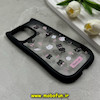 قاب گوشی iPhone 15 Pro Max آیفون گوش دار فانتزی شفاف طلقی HARD طرح گربه کیوت کد 69349
