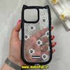 قاب گوشی iPhone 15 Pro Max آیفون گوش دار فانتزی شفاف طلقی HARD طرح ماهی کیوت کد 69355