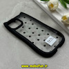 قاب گوشی iPhone 15 آیفون گوش دار فانتزی شفاف طلقی HARD طرح خال دار کیوت کد 69341