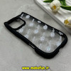 قاب گوشی iPhone 16 Pro Max آیفون گوش دار فانتزی شفاف طلقی HARD طرح گربه کیوت کد 69408