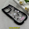 قاب گوشی iPhone 16 Pro آیفون گوش دار فانتزی شفاف طلقی HARD طرح گربه کیوت کد 69388