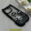 قاب گوشی iPhone 16 Pro آیفون گوش دار فانتزی شفاف طلقی HARD طرح گربه کیوت کد 69391